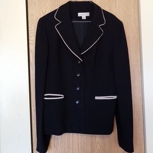 Black suit blazer
